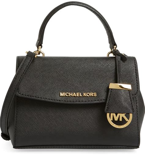 michael kors bag black crossbody|Michael Kors extra small crossbody.